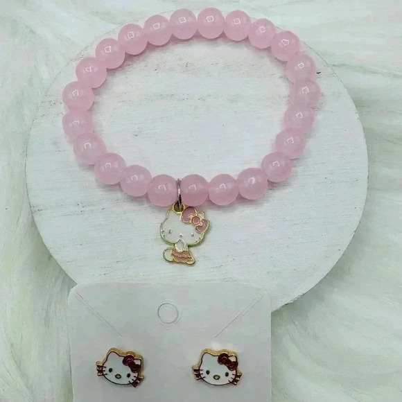 Hello Kitty Bracelet and Earring Bundle - Picture 4 of 4